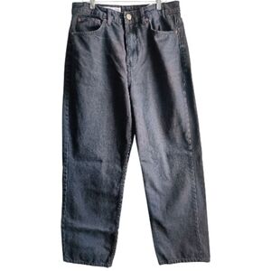 US10👖Zara Black Straight Leg Jeans